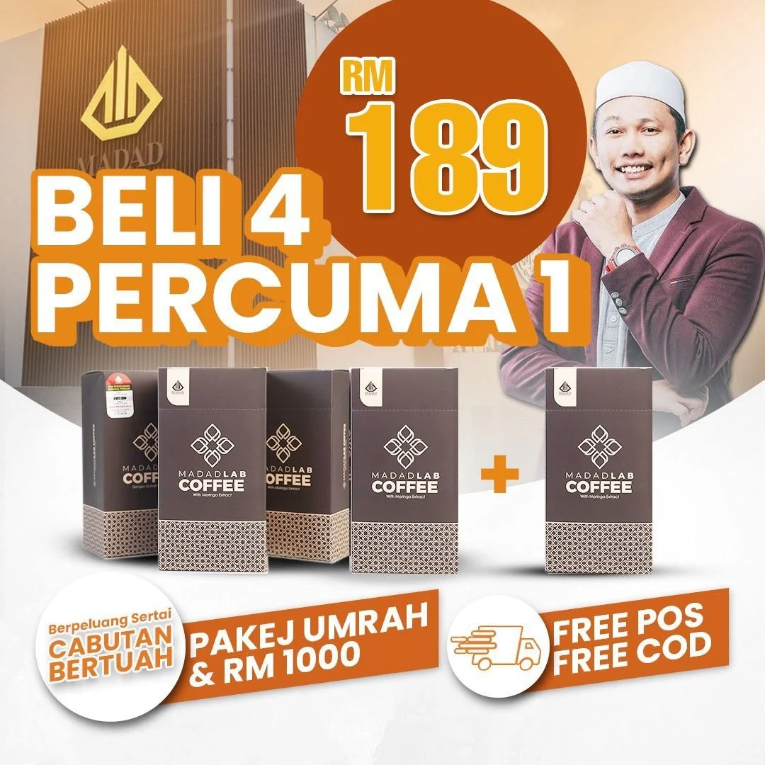 Pakej 4 Kopi + 1 Kopi