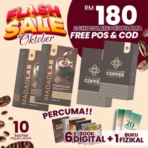 FLASH SALE OKTOBER - 2 Coklat + 2 Kopi Lama