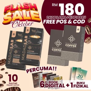 FLASH SALE OKTOBER - 2 Kopi Lama + 2 Kopi Baru